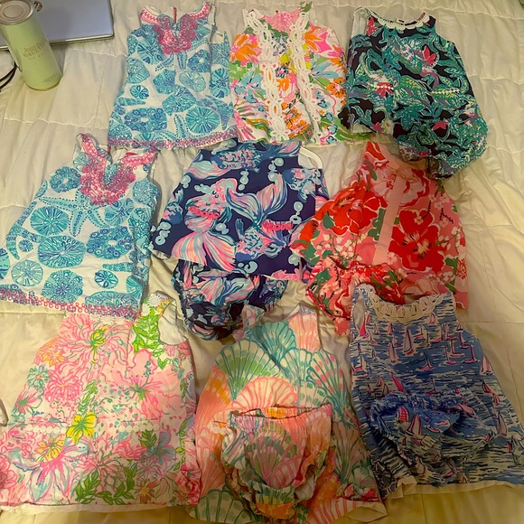 Bundle Lilly Pulitzer( 9 Dresses) - Picture 1 of 6